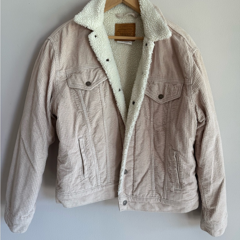 Sherpa Lined Corduroy Jacket women’s large